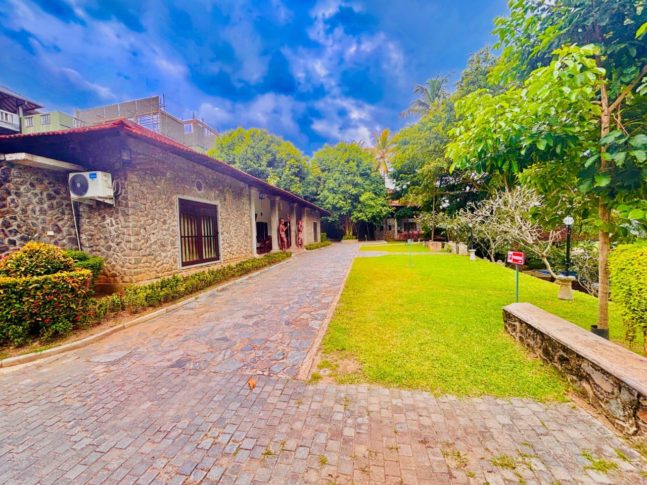 Meditation circle by the lake